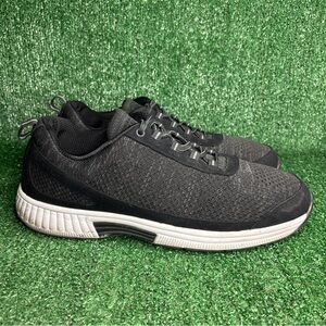 Orthofeet Shoes Black Orthopedic Walking Athletic Sneakers 619 Mens Size 14 D